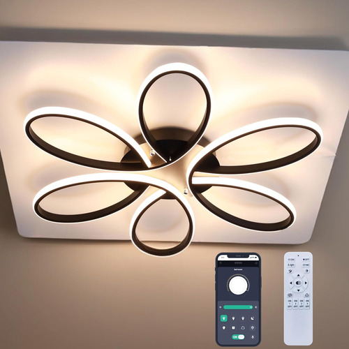 Lampara De Techo Led Con Control Remoto Regulable Para Sala