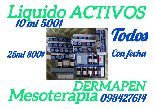 Activos Mesoterapia Y Dermapen