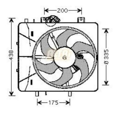 Electroventilador Citroen C3 1.4i 1.6i Nafta Con Modulo