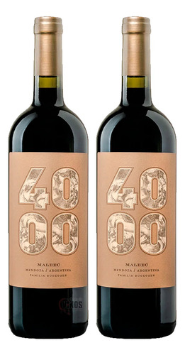 Vino Tucumen 4000 Gran Reserva Malbec Pack X2 Unidades