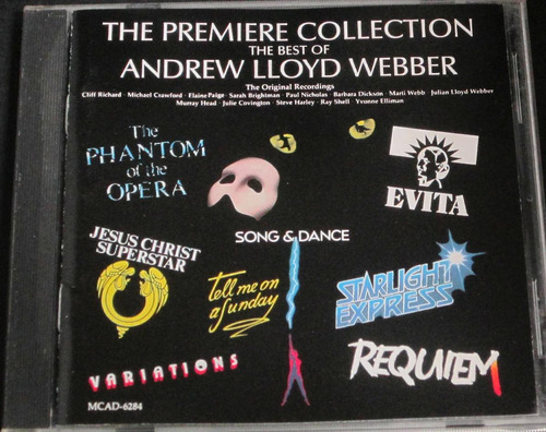Andrew Lloyd Webber - The Premiere Collection Import Usa Cd