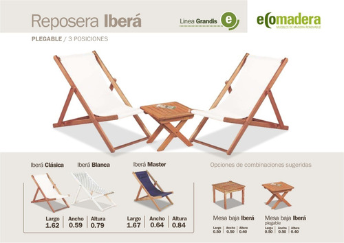Mesa Baja Plegable De Madera Eucalipto 40x40 Para Jardin O Exterior - Ecomadera - Ibera +