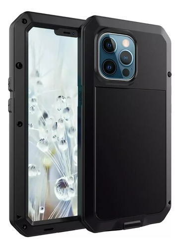 Funda Metal Uso Rudo Compatible Con iPhone 13 Pro Max