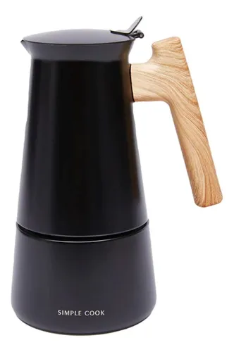 Cafetera Italiana Simple Cook Greca 6 Tazas