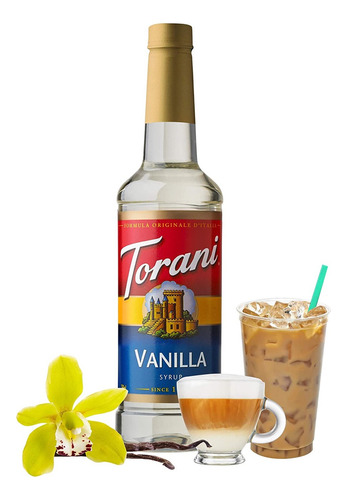 Jarabe Torani De Vainilla Para Cafe 750ml Importado