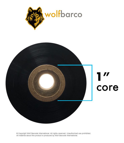Cinta De Transferencia Térmica Wolfbarco Enhanced Resin-enha