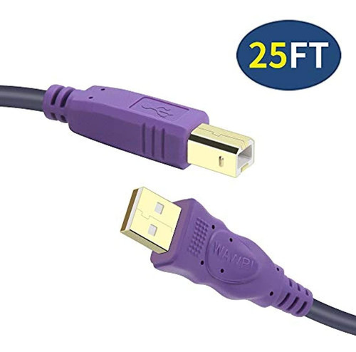 Cable De Impresora Usb 2.0 Conector A-macho A B-macho