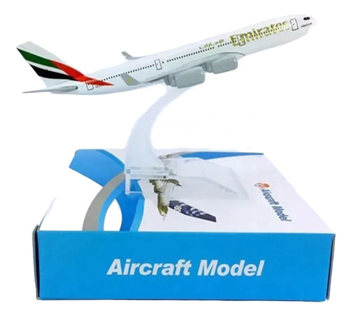 Avion A Escala Airbus A340 Fly Emirates Aircraft Model 16cm