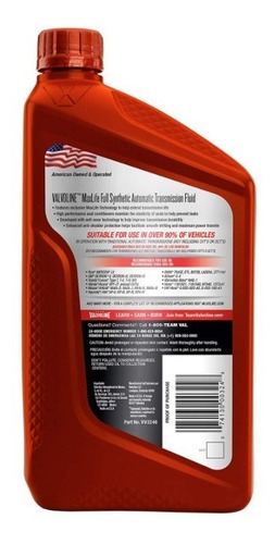 2 Aceite Trans Sintetico Valvoline Atf Maxlife Dexron Mercon