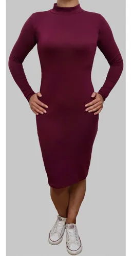 Vestidos cuello tortuga elegantes hotsell