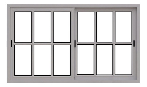 Ventana De  150x90  Vidrio Repartido