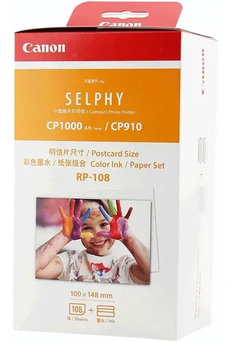 comprar Rp-108 Canon Selphy Papeles Fotográficos 100* 148 Mm Cartuch