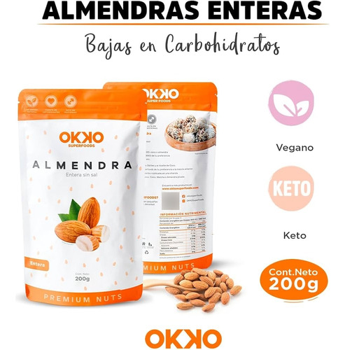 Almendra Entera Okko Súper Foods