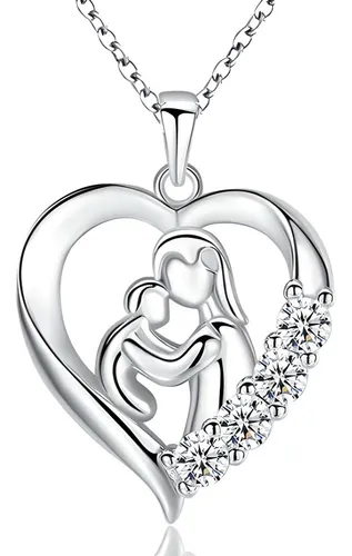 comprar Collar Colibrí Y Flor Roja Plata 925 Delicado Regalo Mujer
