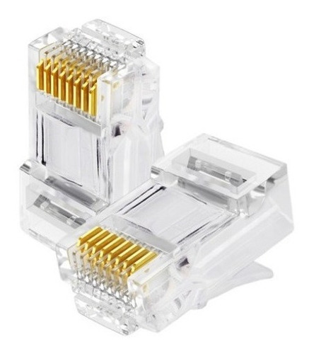 Fichas Rj45 Pack X 100 Categoría 5 Y 5e