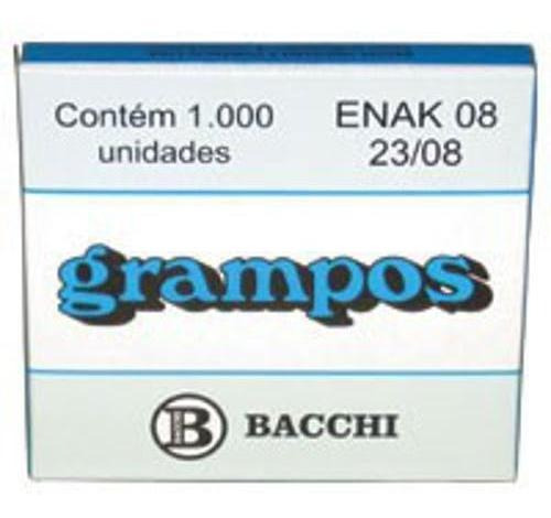 Grampo Para Grampeador 23/8 Galvanizado 1000 Grampos