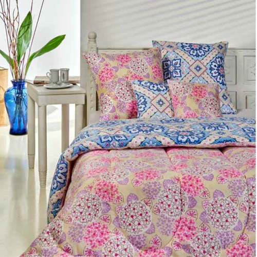 Imagen 2 de 10 de Acolchado Reversible 1 ½ Plaza, Edredon Invierno