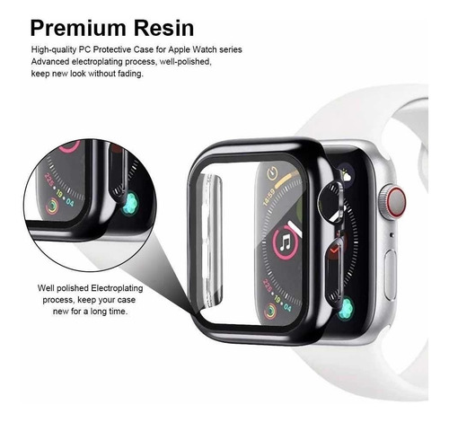 Imagen 2 de 10 de Protector De Pantalla Para Apple Watch Serie 7