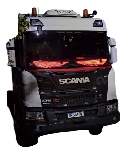 Cartel Ojos Led Matrix 1,80x20cm Exclusivo Camion