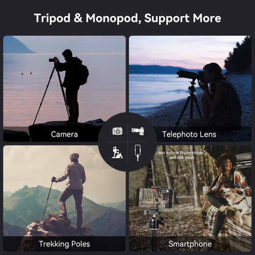 Trípode Smallrig Ap-10 De Fibra De Carbono Ligero Con Monopi