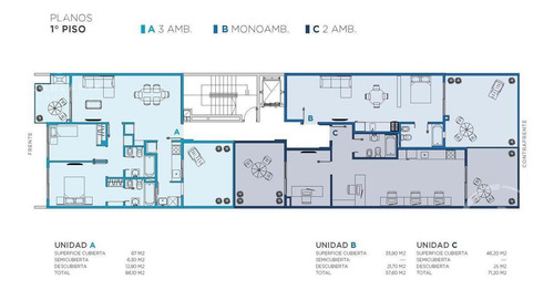 Imagen 14 de 17 de Venta Semi Piso De 3 Ambientes Con Terraza, Parrilla Y Cochera, A Estrenar En Villa Del Parque.