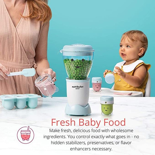 Imagen 3 de 7 de Nutribullet Baby - El Sistema Completo De Preparación De A.