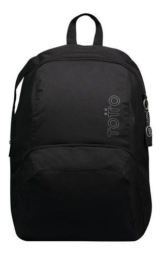 Totto Mochila Resistente Con Organizador Interno Ometto Totto Color Negro Diseño de la tela Lisa