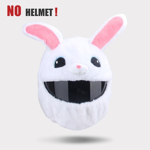 Funda Para Casco De Moto Con Diseño De Conejo Cómoda Y Bonit