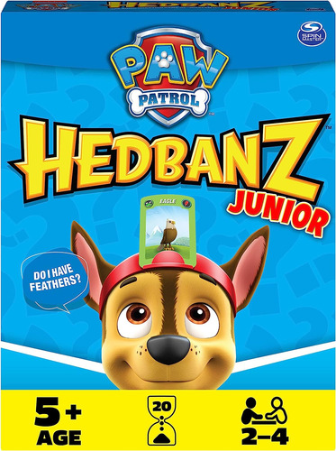 Hedbanz Junior Paw Patrol, Juego De Mesa De Adivinar Imágene