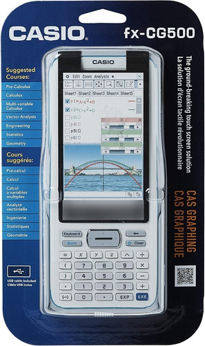 Imagen 3 de 6 de Calculadora Graficadora Casio Classpad Fx Cg500 Garantia