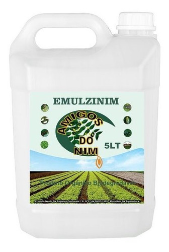 Óleo De Nim Repelente Organico Emulsionado Tomate 5 Litro