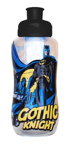 Garrafa Squeeze Batman Gothic Knight Dc Tubo De Gelo 550 Ml