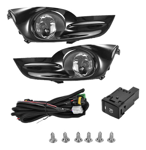 Para Kits De Faros Antiniebla Transparentes De 4 Puertas Par