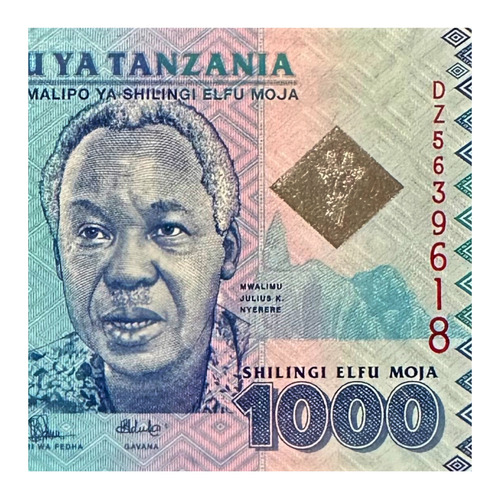 Tanzania - 1000 Shilingi - Año 2019 - P #41