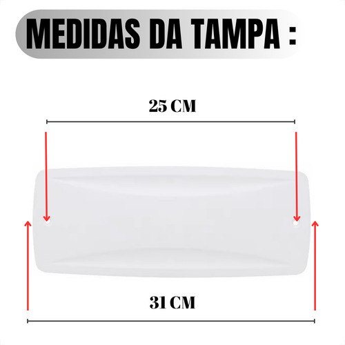 Caixa De Passagem Para Ar Condicionado Split + Tampa Tpp003