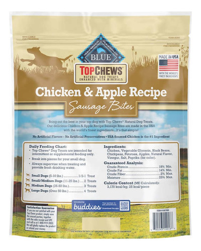 Blue Buffalo Top Chews Chicken & Apple 1.13kg