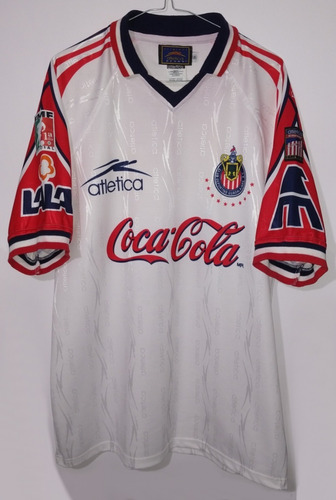 Jersey Chivas Guadalajara Visita Atletica Año 1998 Talla Xl