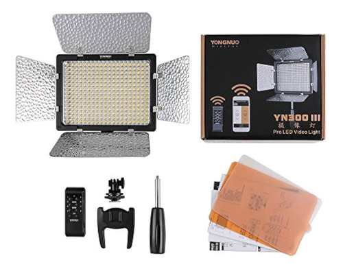 Luz De Video Led Yongnuo Yn300 Iii Con Temperatura De Color 