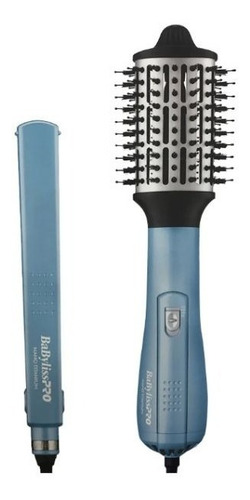 Imagen 3 de 3 de Combo Babyliss Plancha Iónica 1 1/4 Y Cepillo Secador 2.5
