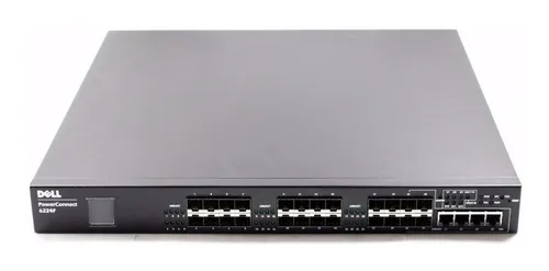 comprar Switch Dell 24x Fibra Sfp Lc Powerconnect 6224f L2 L3 1g 10g