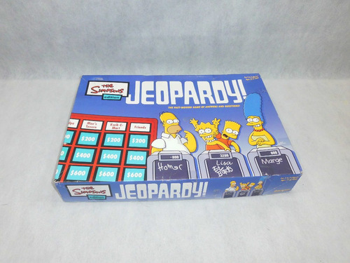 Brinquedo Antigo Raro Jogo Didático Inglês Simpsons Na Caixa