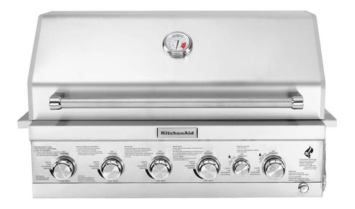 Imagen 1 de 9 de Asador Empotrable Kitchenaid 36'' Con Quemador Rosticero