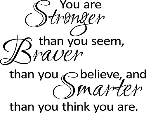 Extraible Para Pared Diseño Newclew You Are Stronger Than Ma