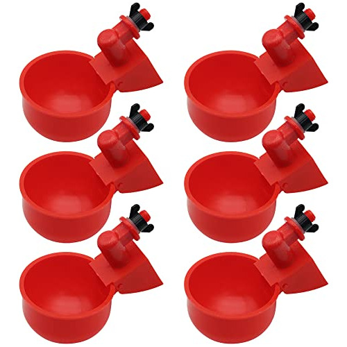 Bebederos Automáticos Pollos (paquete De 6) Rosca De 3...