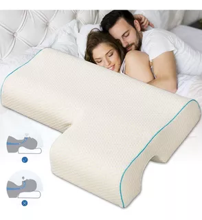 Almohada Viscoelastica Para Parejas Con Funda De Bamboo