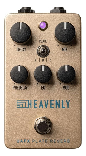 Pedal De Efecto De Reverberación De Placa Celestial De Audio