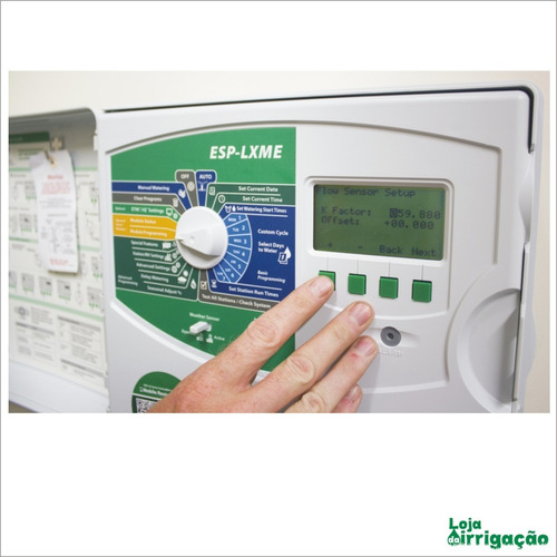 Imagem 3 de 3 de Controlador Para Irrigação Esplxme 8 Estações 220v