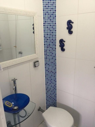 Imagem 15 de 19 de Apartamento À Venda - Praia Das Astúrias - Guarujá Sp - Frente Ao Mar - Reformado E Decorado - Lazer - Vaga Demarcada - Ap1784 - 34708555
