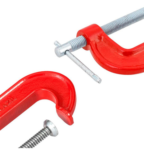 Kit Grampo Tipo C Com 3 Peças