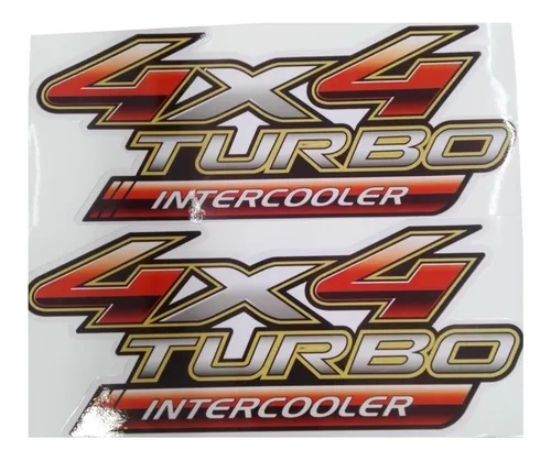Calcomanias 4x4 Intercoler Turbo Para Camionetas